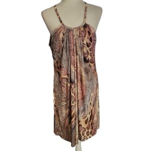 SUMMERTIME Boston Proper Animal Print  Sleeveless Summer Slinky